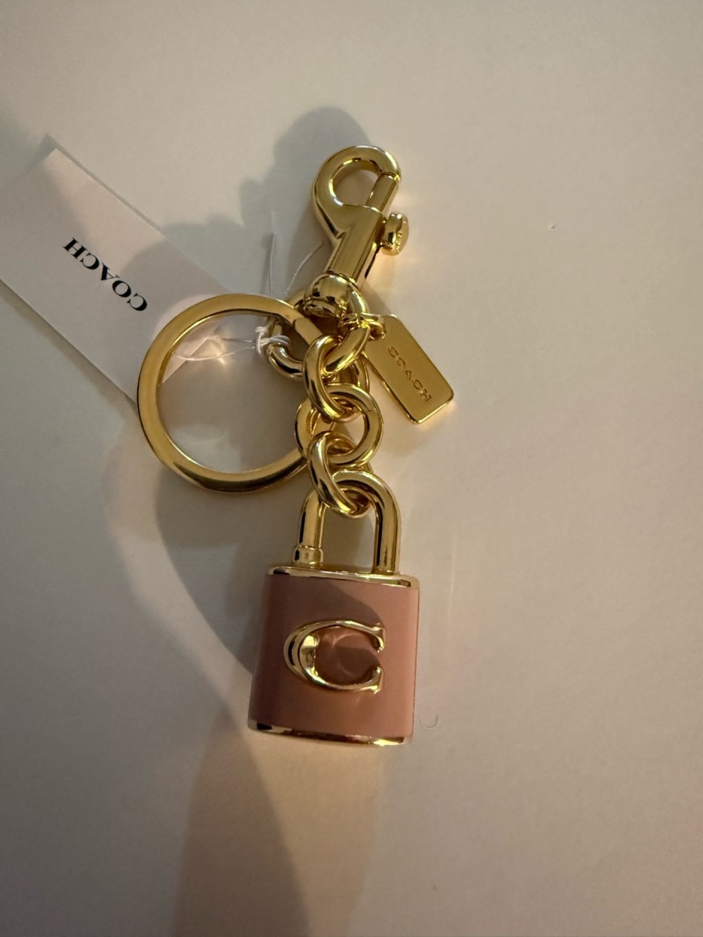 Coach Outlet Lock Bag Charm